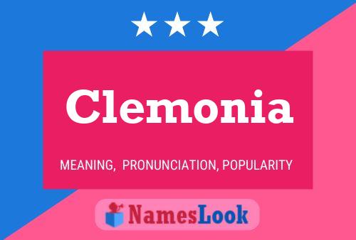 Clemonia Name Poster