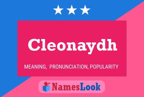 Cleonaydh Name Poster