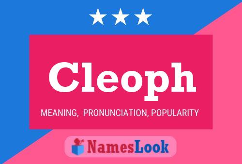 Cleoph Name Poster