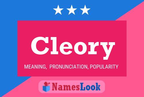 Cleory Name Poster