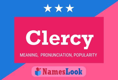 Clercy Name Poster