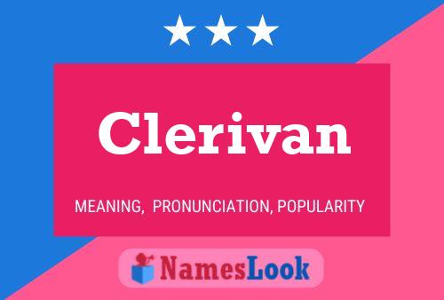 Clerivan Name Poster