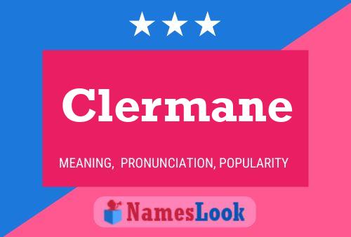 Clermane Name Poster