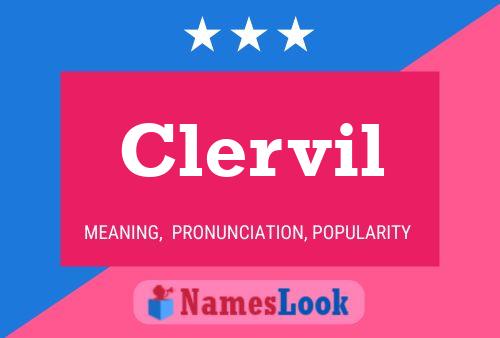 Clervil Name Poster