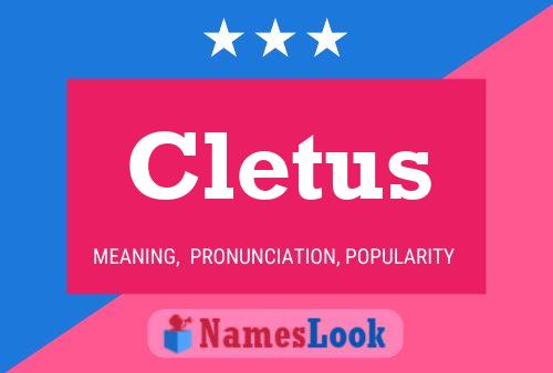 Cletus Name Poster