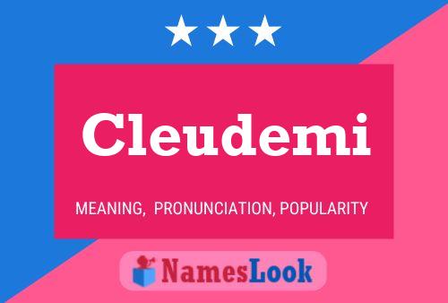 Cleudemi Name Poster