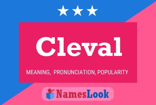 Cleval Name Poster