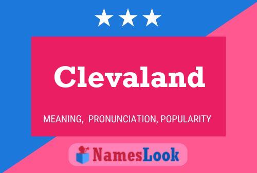 Clevaland Name Poster