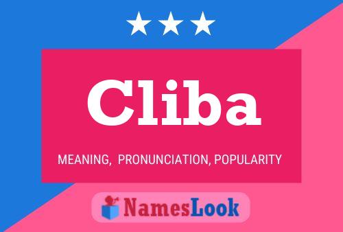 Cliba Name Poster