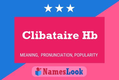 Clibataire Hb Name Poster