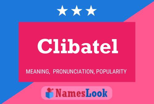 Clibatel Name Poster