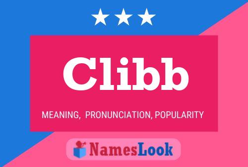 Clibb Name Poster