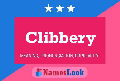 Clibbery Name Poster