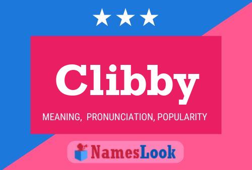 Clibby Name Poster