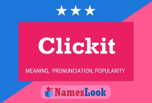 Clickit Name Poster