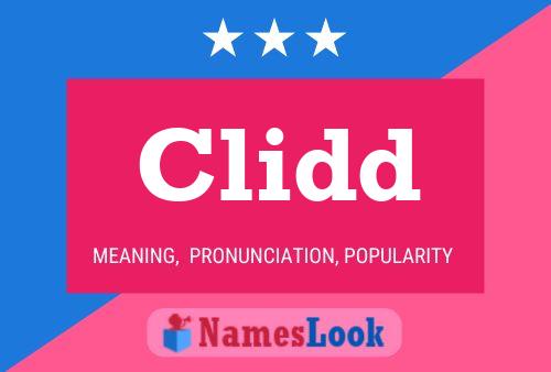 Clidd Name Poster