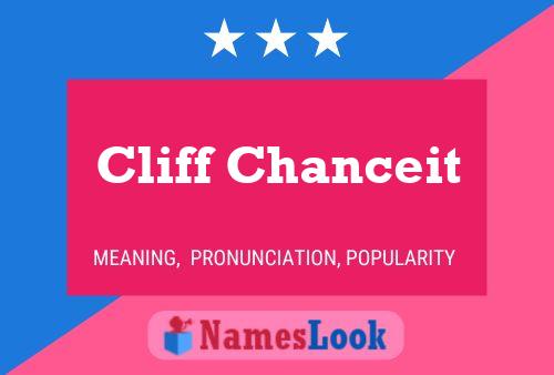 Cliff Chanceit Name Poster