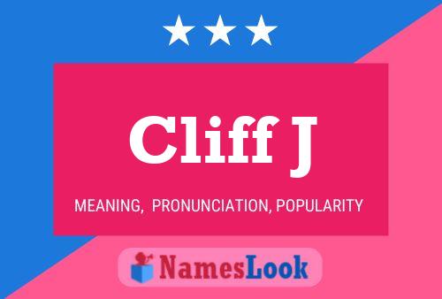 Cliff J Name Poster