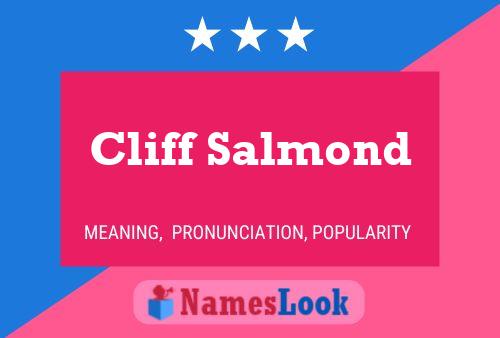 Cliff Salmond Name Poster