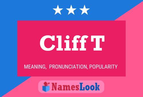 Cliff T Name Poster