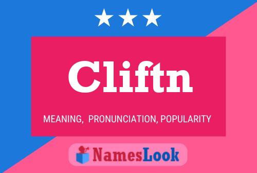 Cliftn Name Poster