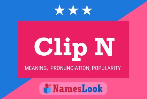 Clip N Name Poster