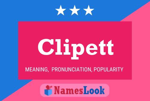 Clipett Name Poster