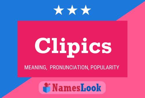 Clipics Name Poster