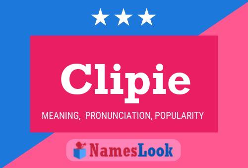 Clipie Name Poster