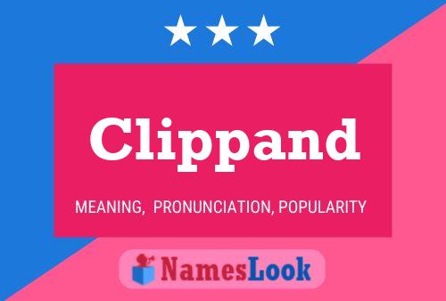 Clippand Name Poster