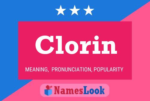 Clorin Name Poster