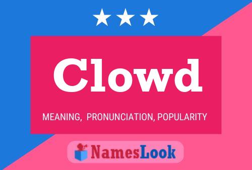 Clowd Name Poster