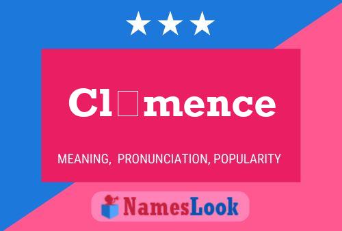 Clémence Name Poster