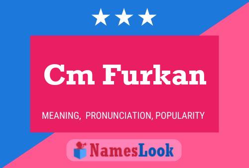 Cm Furkan Name Poster