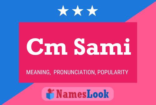 Cm Sami Name Poster