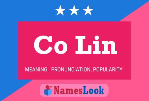 Co Lin Name Poster