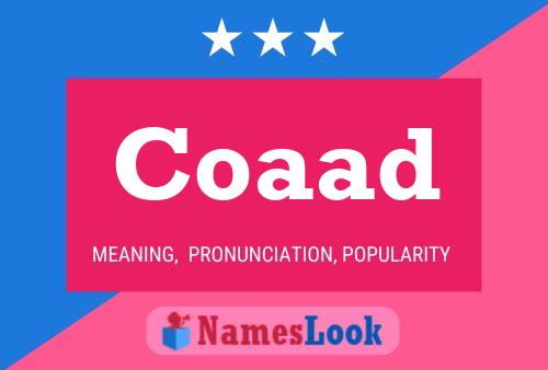 Coaad Name Poster