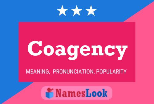 Coagency Name Poster