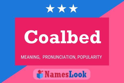 Coalbed Name Poster