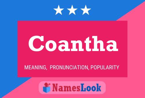 Coantha Name Poster