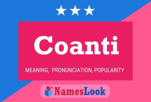 Coanti Name Poster