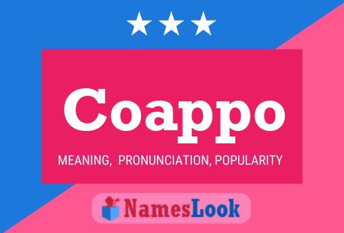 Coappo Name Poster