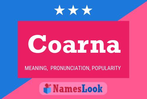 Coarna Name Poster