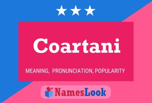 Coartani Name Poster