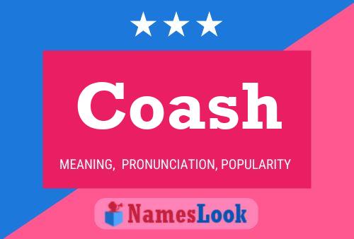 Coash Name Poster