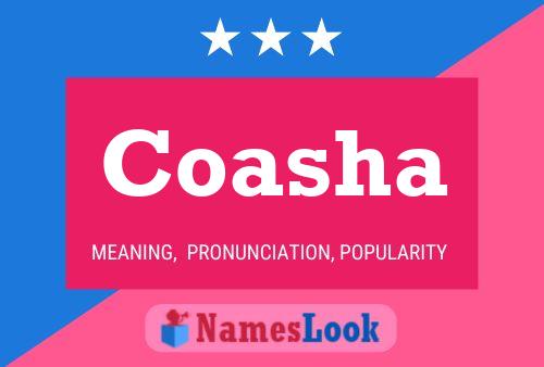 Coasha Name Poster