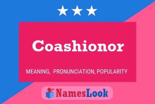 Coashionor Name Poster