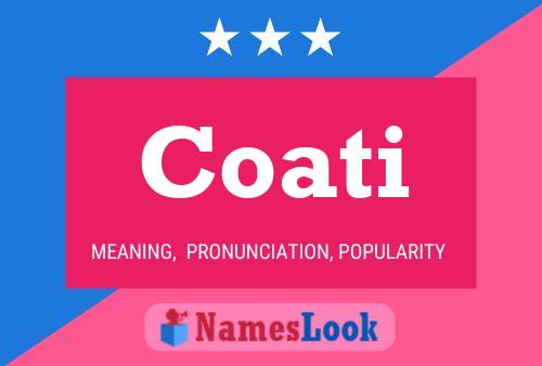 Coati Name Poster