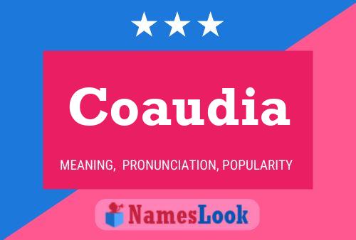 Coaudia Name Poster