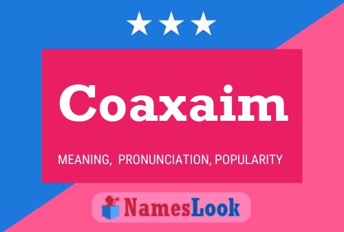 Coaxaim Name Poster